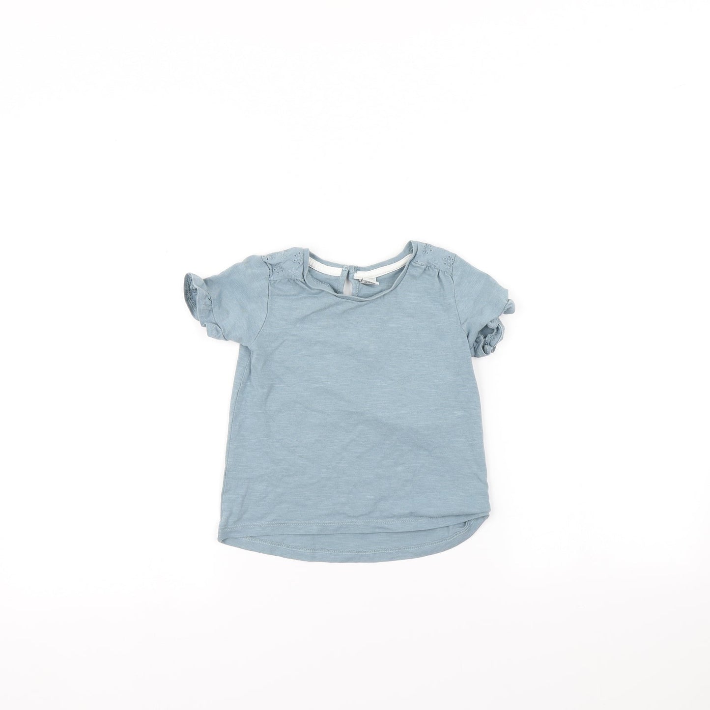 TU Girls Blue   Basic T-Shirt Size 3-4 Years