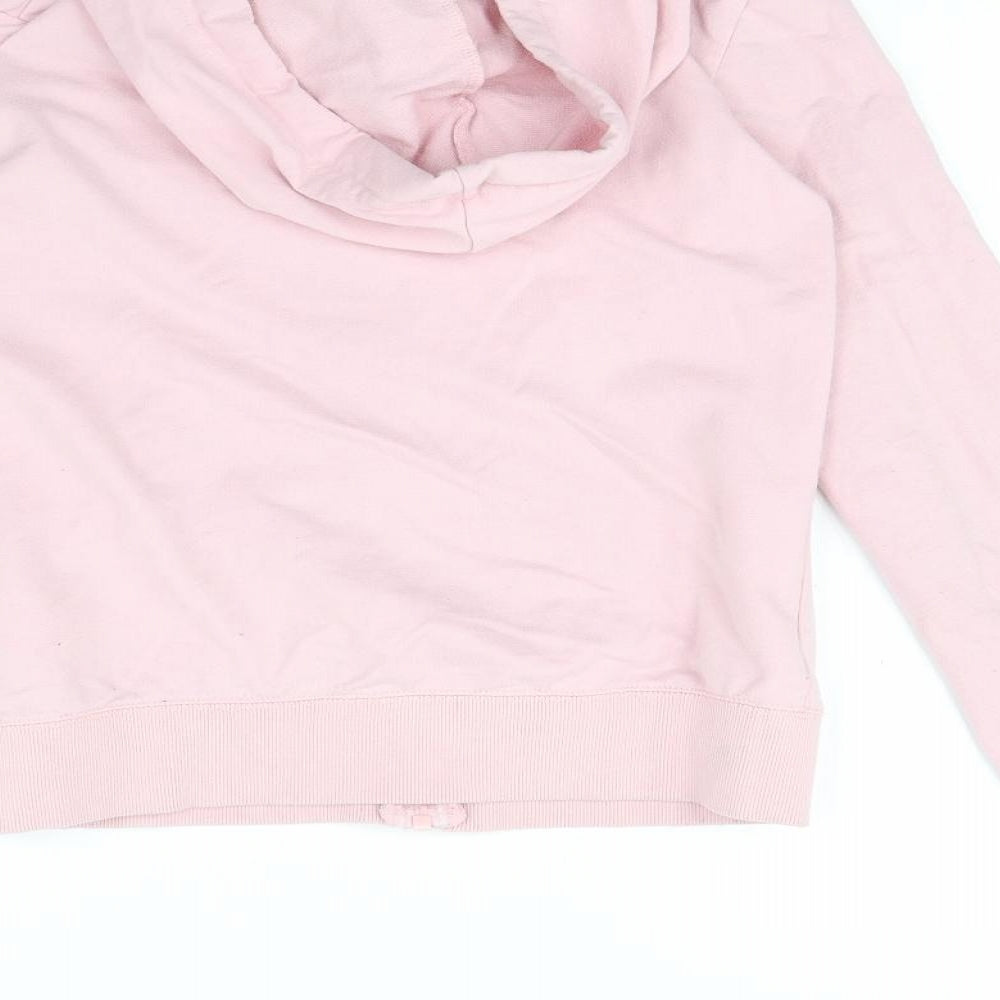 Brand and care label for Everme women’s pink full zip, size XS
