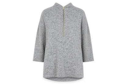Front view of Originals women’s grey jumper, size UK 12