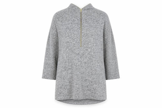 Front view of Originals women’s grey jumper, size UK 12