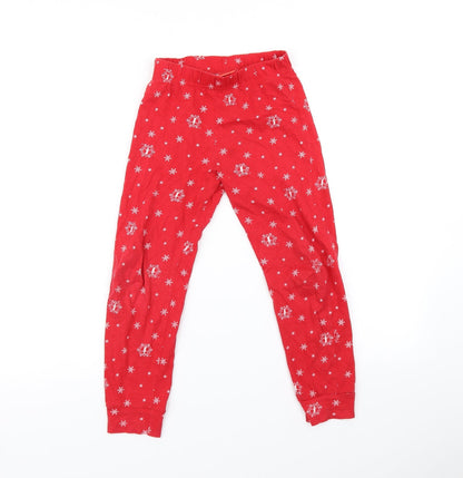 elf on the shelf Girls Red    Pyjama Pants Size 7-8 Years