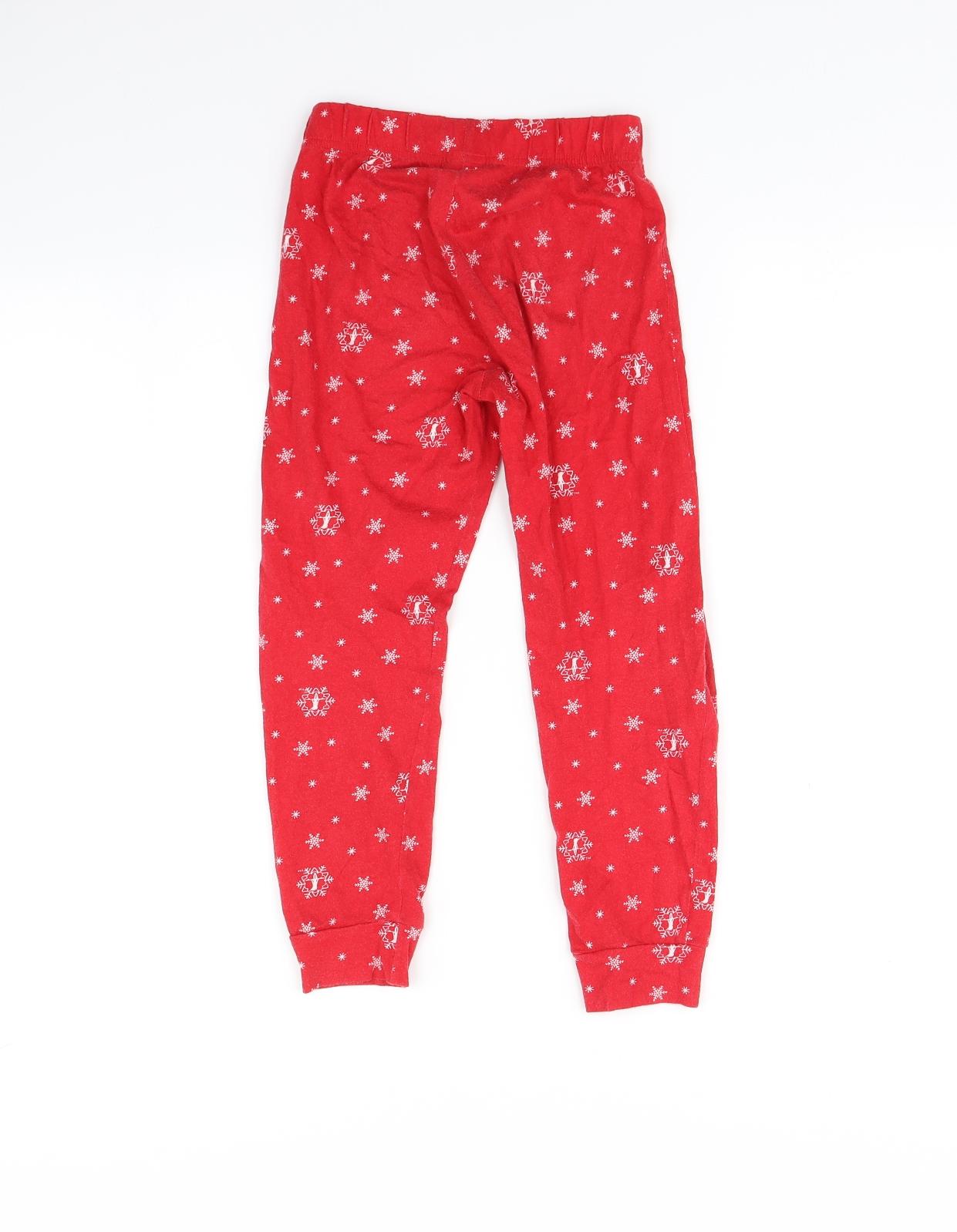 elf on the shelf Girls Red    Pyjama Pants Size 7-8 Years