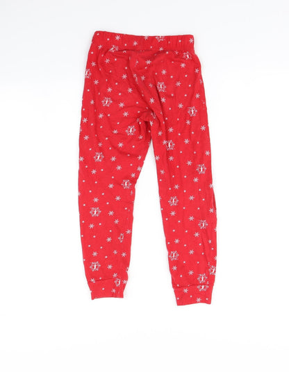 elf on the shelf Girls Red    Pyjama Pants Size 7-8 Years