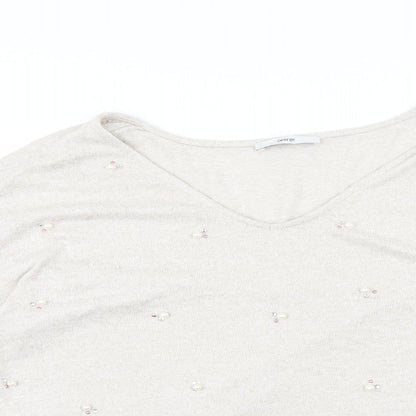 George Womens Beige   Pullover Jumper Size M