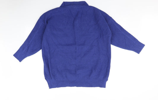 Womens UK Size L NEXT Blue Pullover Jumper