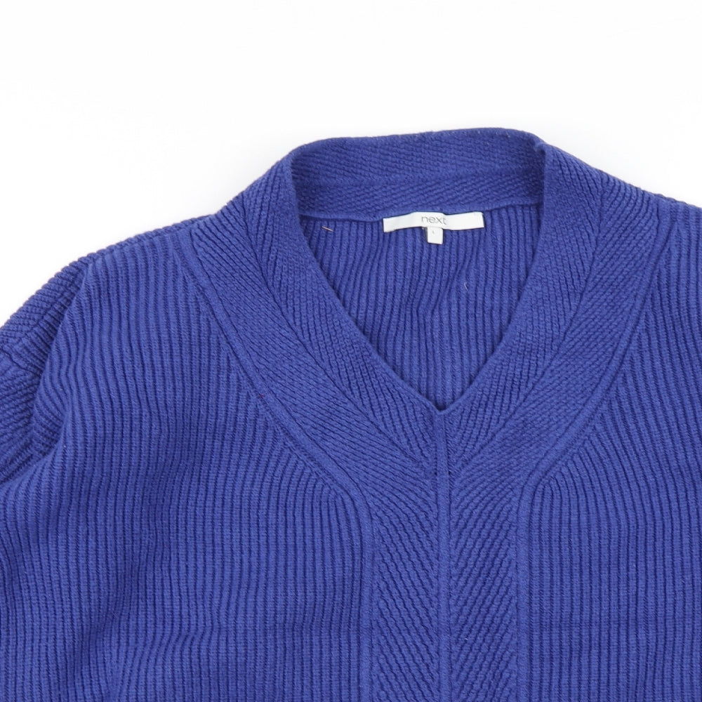 Womens UK Size L NEXT Blue Pullover Jumper