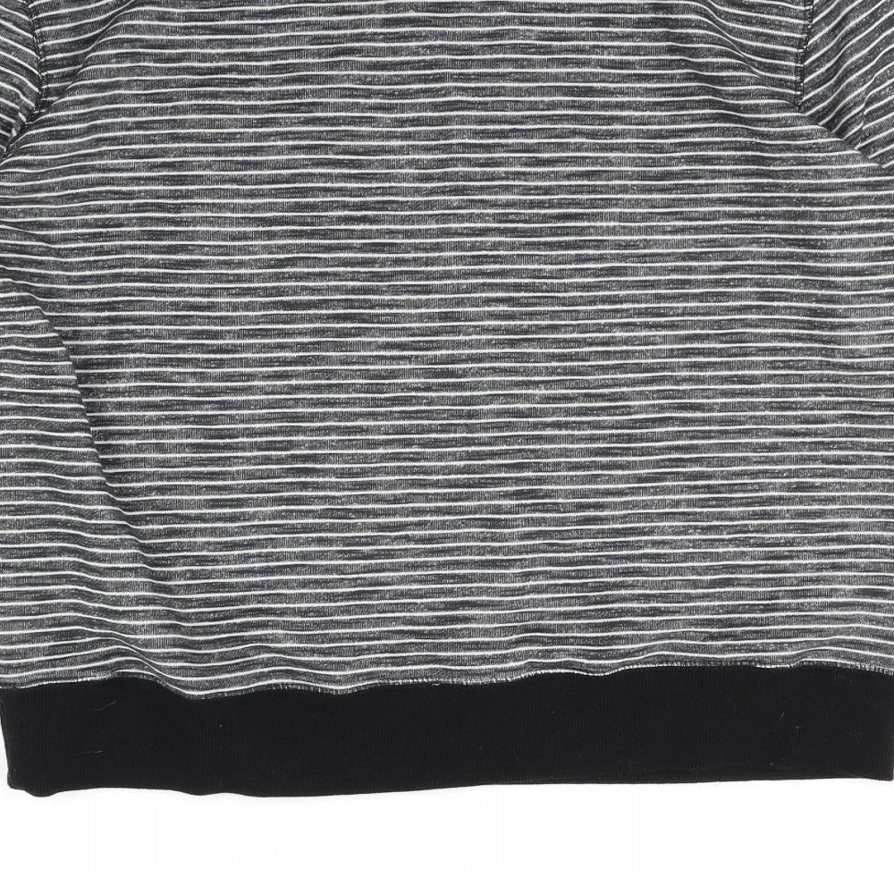 Cedr wood state Mens Grey Striped  Pullover Jumper Size XL