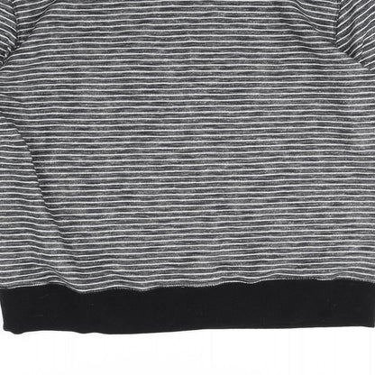 Cedr wood state Mens Grey Striped  Pullover Jumper Size XL