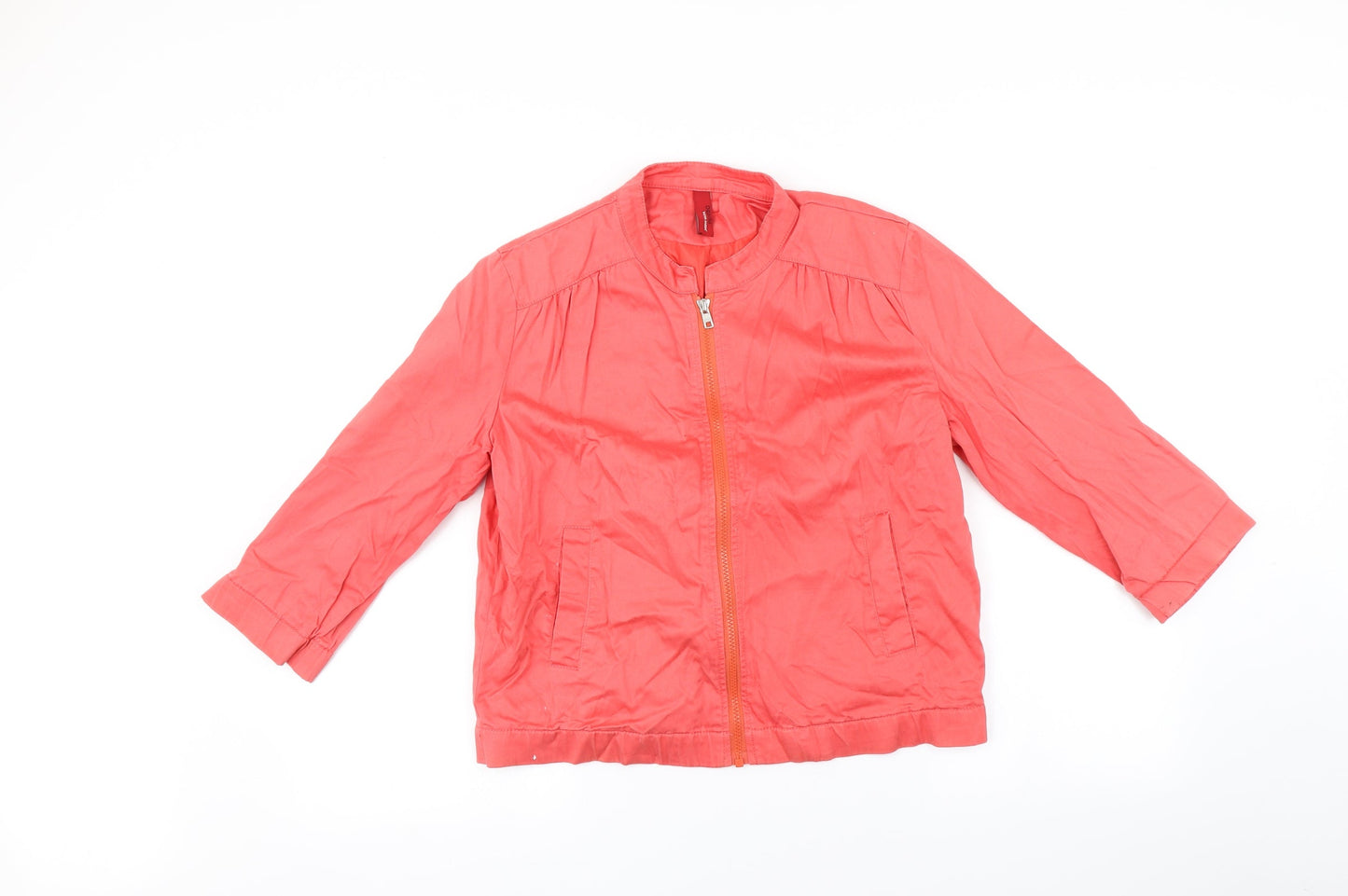 Womens UK Size M VERO MODA Orange Jacket