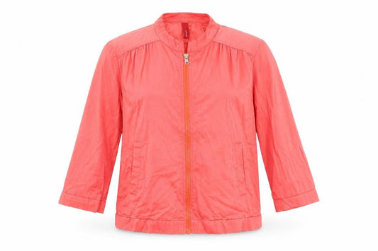 Front view of Vero Moda women’s orange jacket, size M