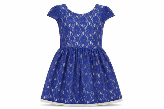 Front view of Closet women’s blue fit & flare, size UK 12