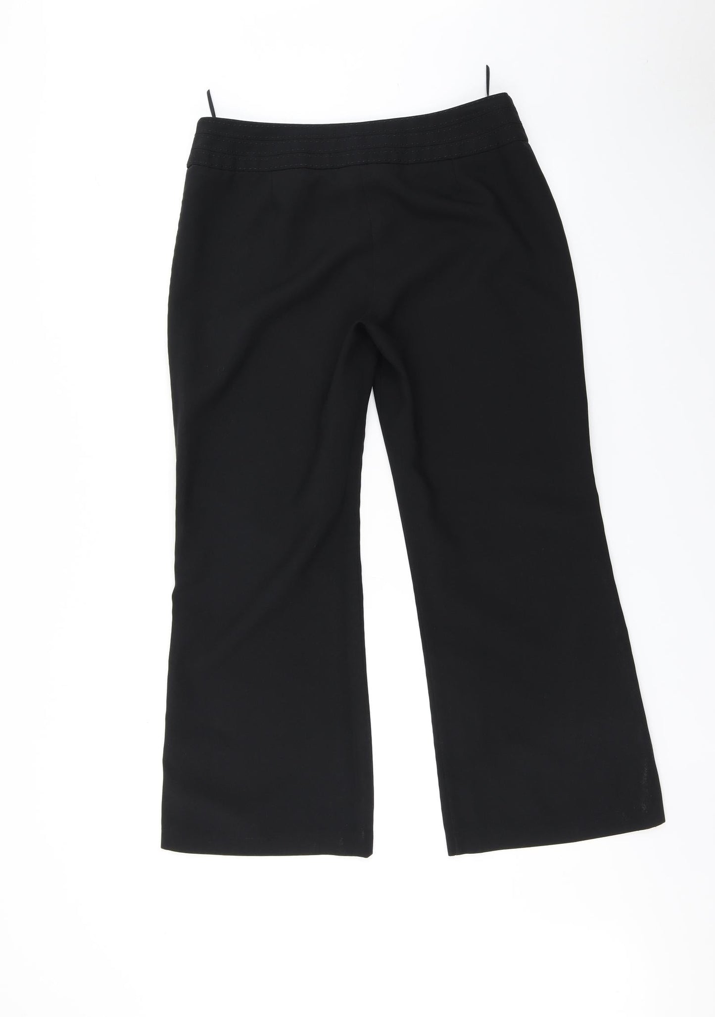 F&F Womens Black   Trousers  Size 12 L27 in