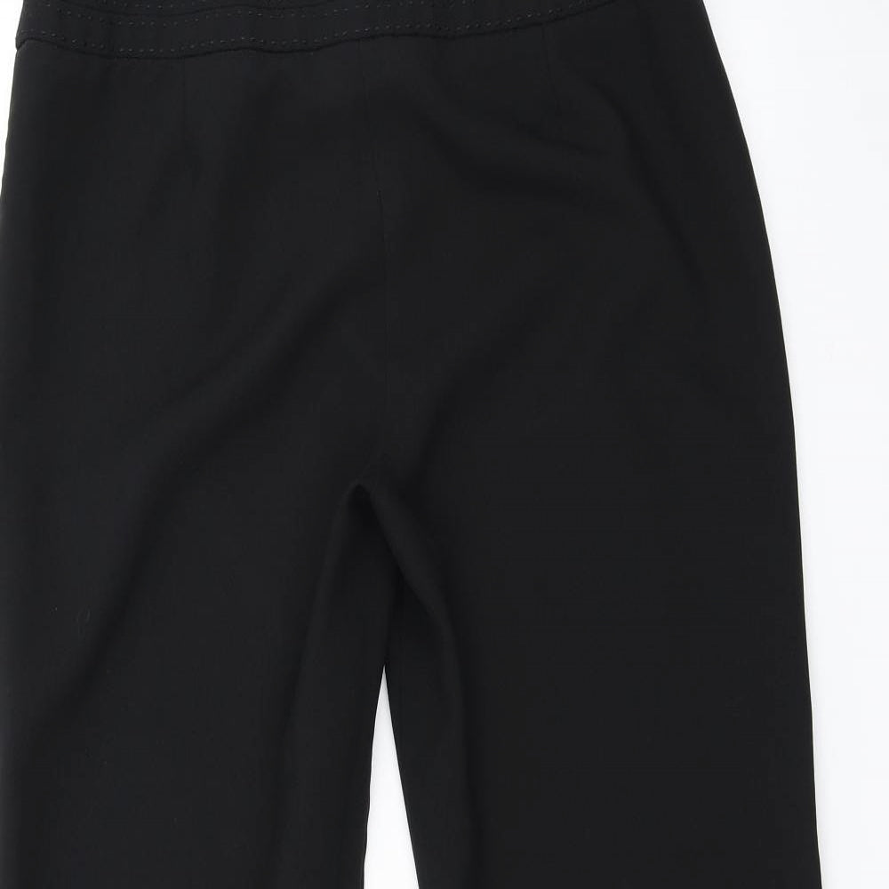 F&F Womens Black   Trousers  Size 12 L27 in