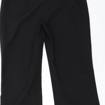 F&F Womens Black   Trousers  Size 12 L27 in