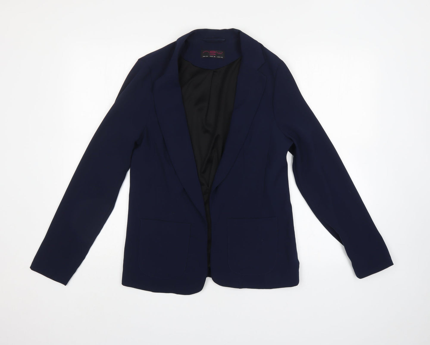 New Look Womens Blue   Jacket Suit Jacket Size 10