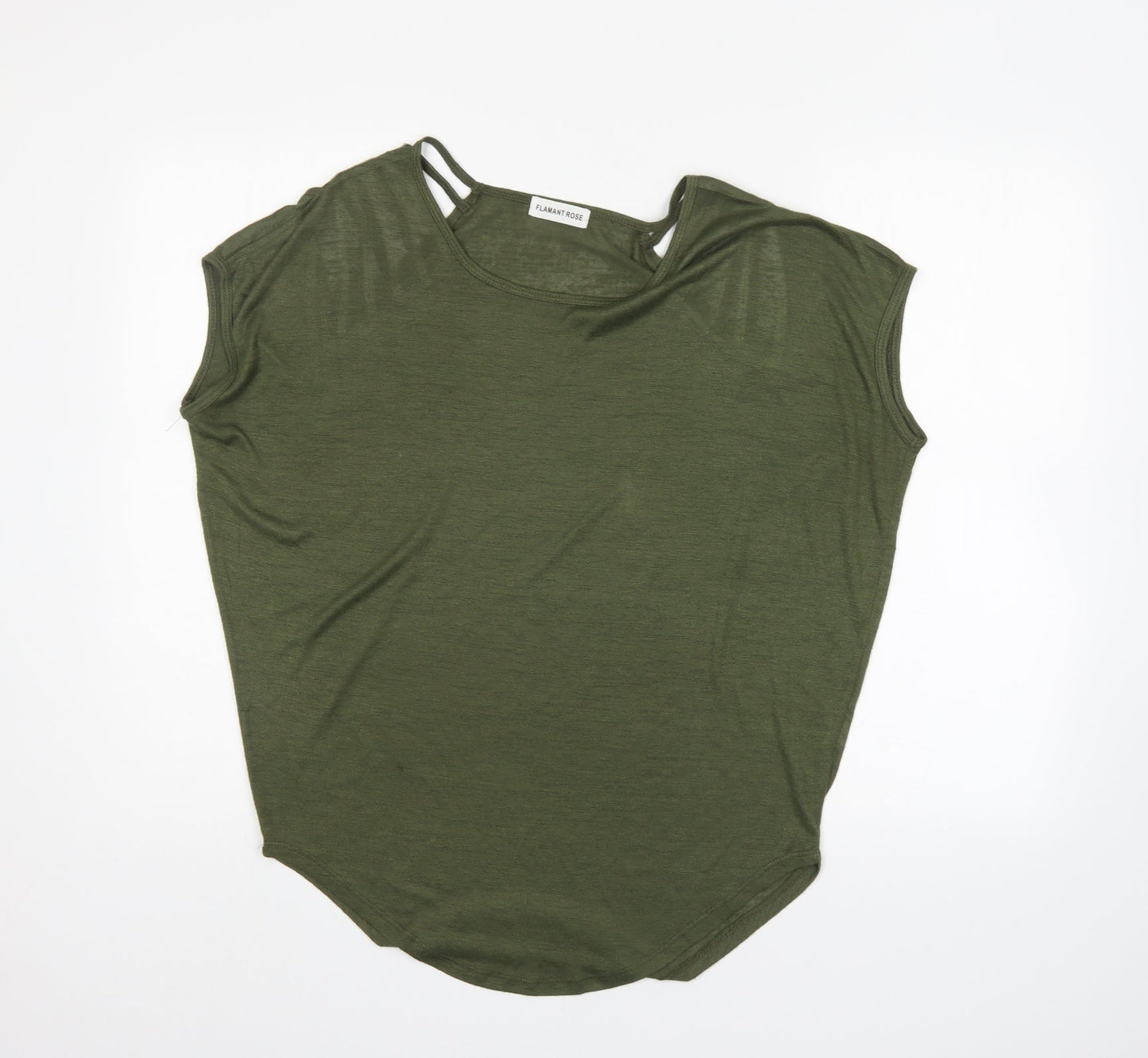 Womens UK Size  Flamant Rose Green Basic Blouse
