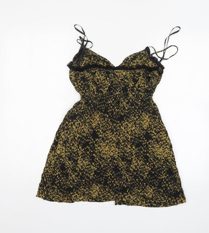 Ecote Womens Multicoloured Animal Print  A-Line  Size XS