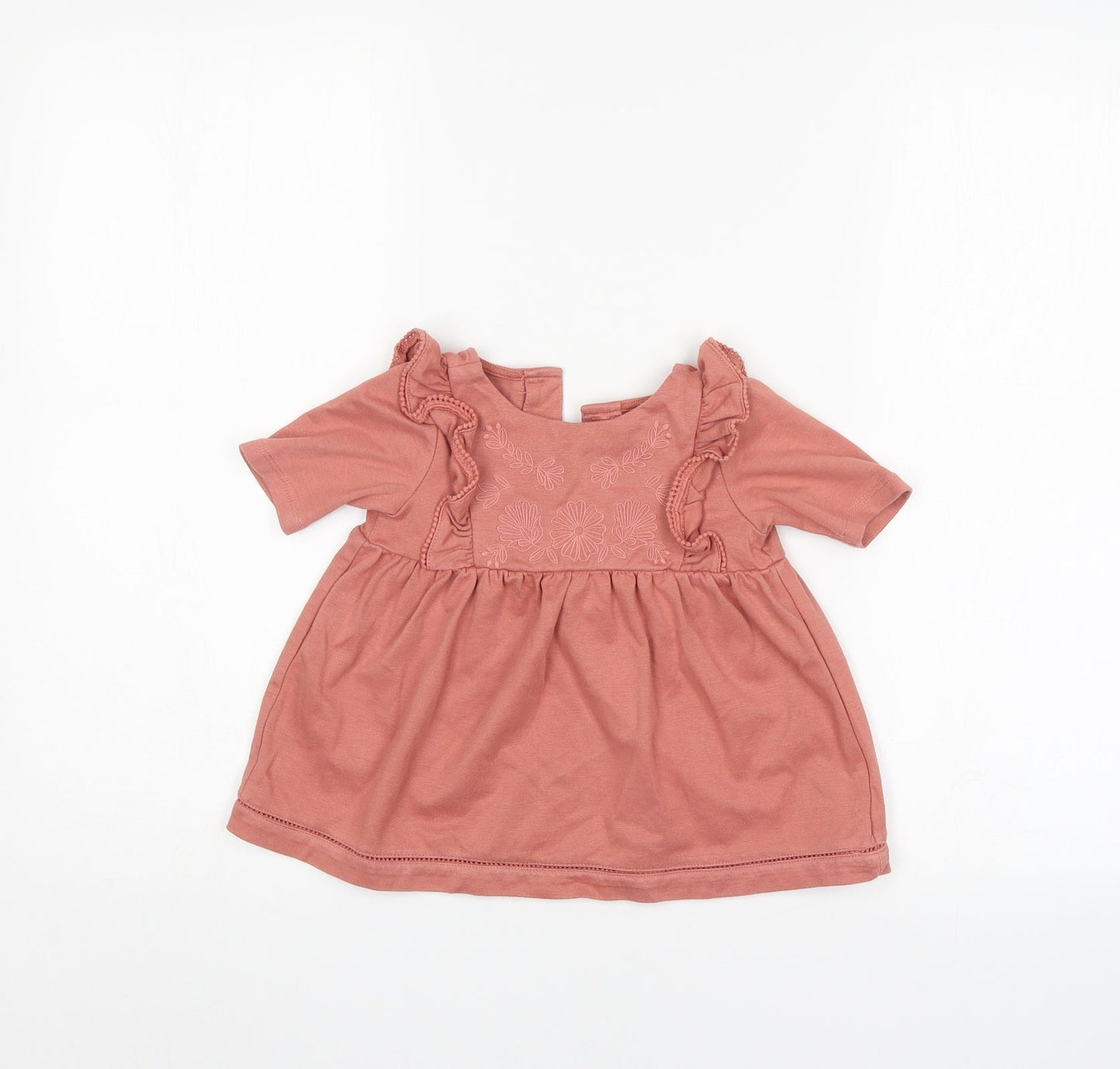 Rachel Zoe Girls Pink Floral  A-Line  Size 2 Years