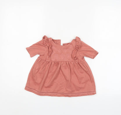 Rachel Zoe Girls Pink Floral  A-Line  Size 2 Years