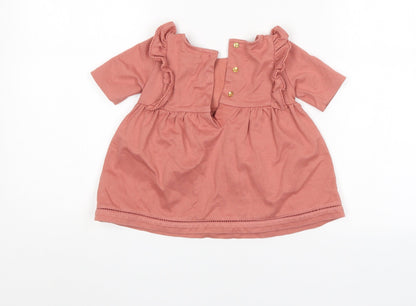 Rachel Zoe Girls Pink Floral  A-Line  Size 2 Years