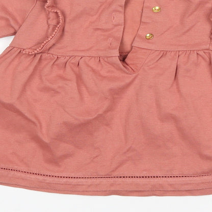 Rachel Zoe Girls Pink Floral  A-Line  Size 2 Years