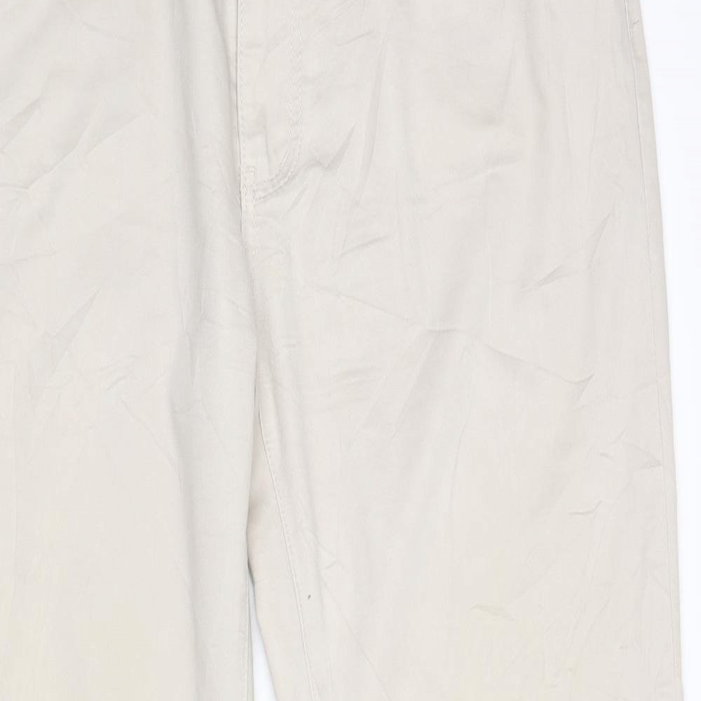 Raymen Womens Beige   Chino Trousers Size 38 in L31 in