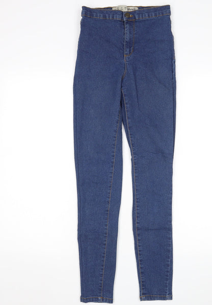 Denim Co Womens Blue   Skinny Jeans Size 8 L28 in