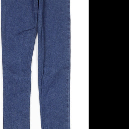 Denim Co Womens Blue   Skinny Jeans Size 8 L28 in