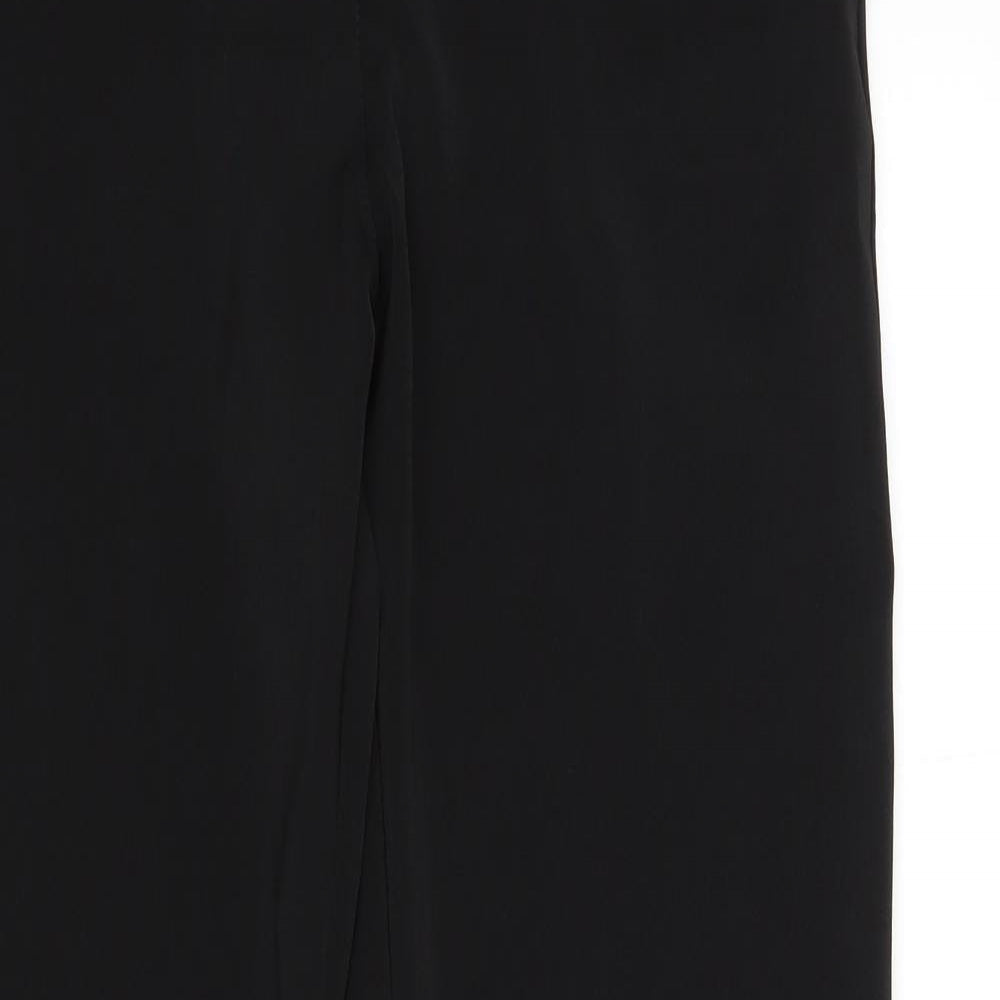 Womens UK Size 10 Reverse Regular Fit  Black Trousers
