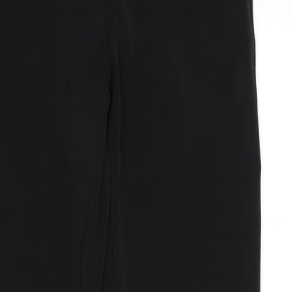 Womens UK Size 10 Reverse Regular Fit  Black Trousers