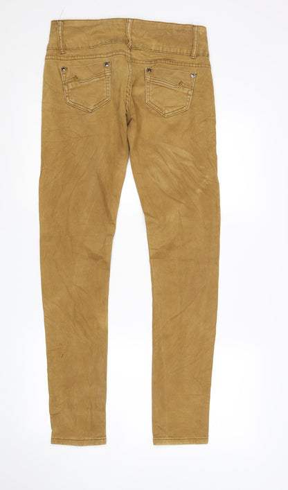 R-Ping Womens Brown   Skinny Jeans Size 12 L32 in