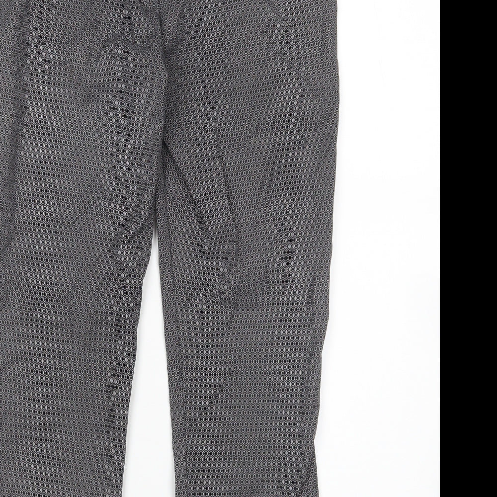 RESERVED Womens Multicoloured Geometric  Trousers  Size 12 L28 in