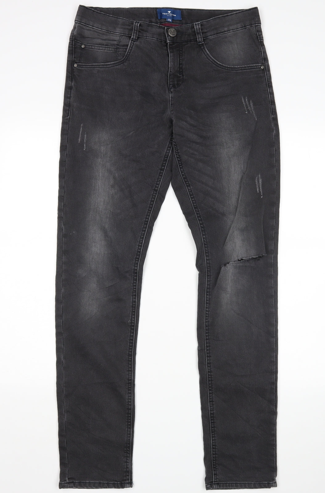 TOM TAILOR Womens Grey   Skinny Jeans Size XL L32 in