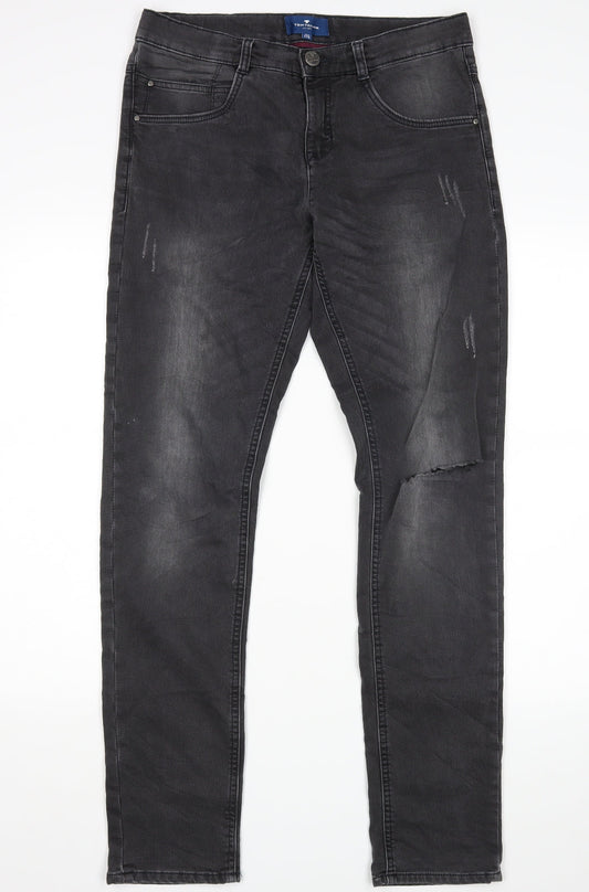 TOM TAILOR Womens Grey   Skinny Jeans Size XL L32 in