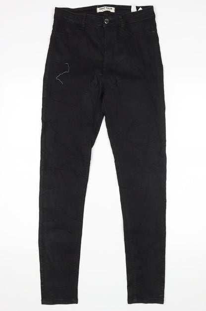 Womens UK Size 10 TALLY WEiJL Regular Fit Skinny Black Jeans