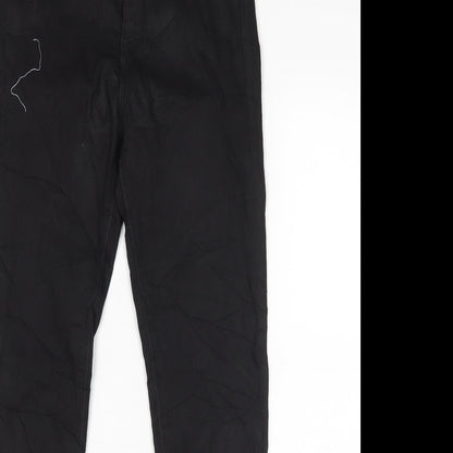 Womens UK Size 10 TALLY WEiJL Regular Fit Skinny Black Jeans