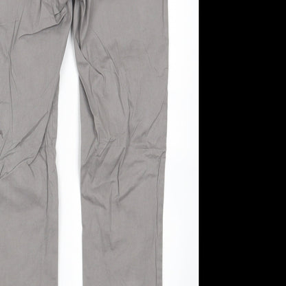 Womens UK Size 8 Lindex Regular Fit Skinny Grey Jeans