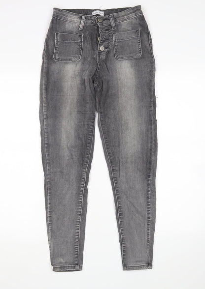 Secret Denim Womens Grey   Skinny Jeans Size 6 L27 in