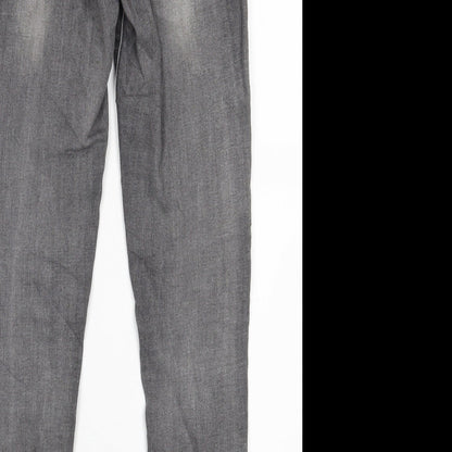 Secret Denim Womens Grey   Skinny Jeans Size 6 L27 in