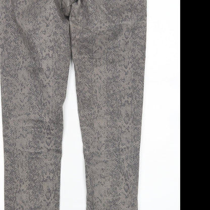 Womens UK Size 12 Tchibo Regular Fit Straight Grey Jeans