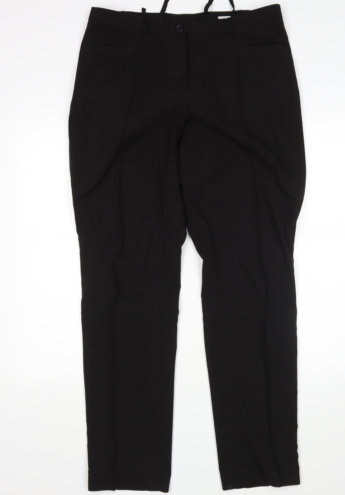 Singh S. Madan Womens Black   Trousers  Size 16 L32 in