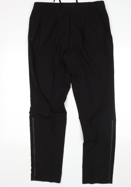 Singh S. Madan Womens Black   Trousers  Size 16 L32 in