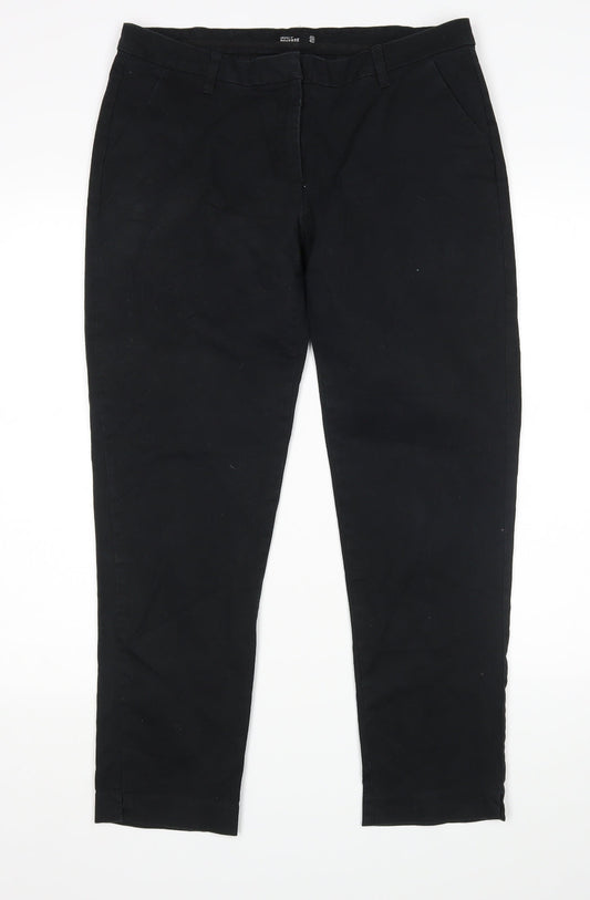 Womens UK Size 12 Diverse Regular Fit Skinny Black Jeans