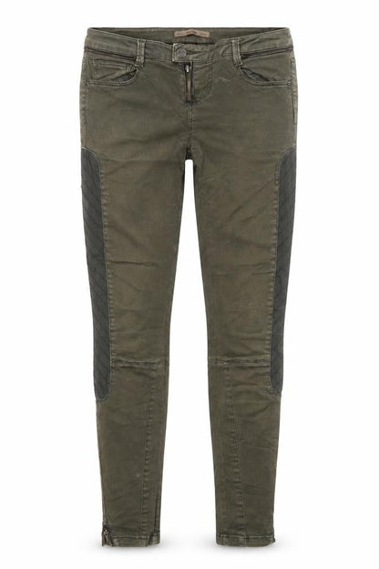Womens UK Size 6 Pull&Bear Regular Fit Skinny Green Jeans