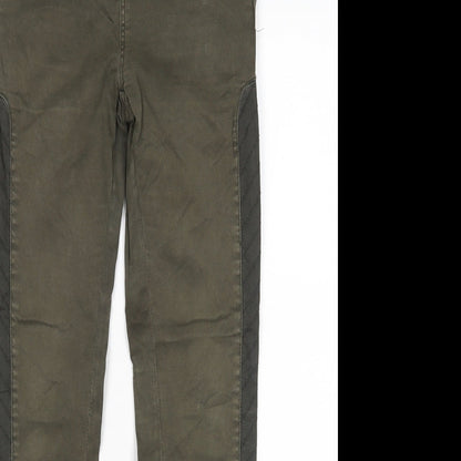 Pull&Bear Womens Green   Skinny Jeans Size 6 L28 in