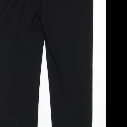 Womens UK Size 16 Preworn Regular Fit  Black Trousers