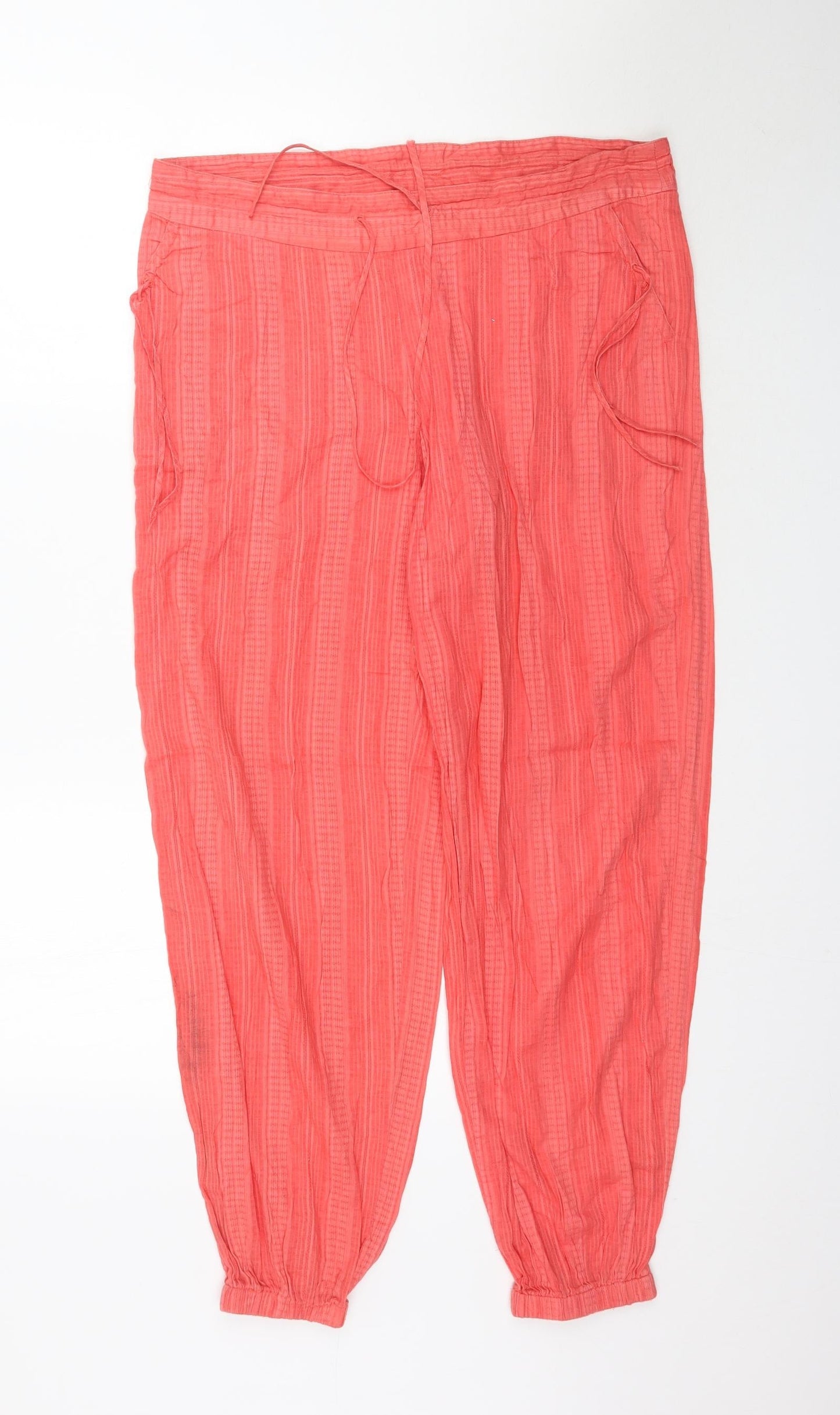 Soaked in Luxury Womens Pink   Trousers  Size XS L30 in - Coral