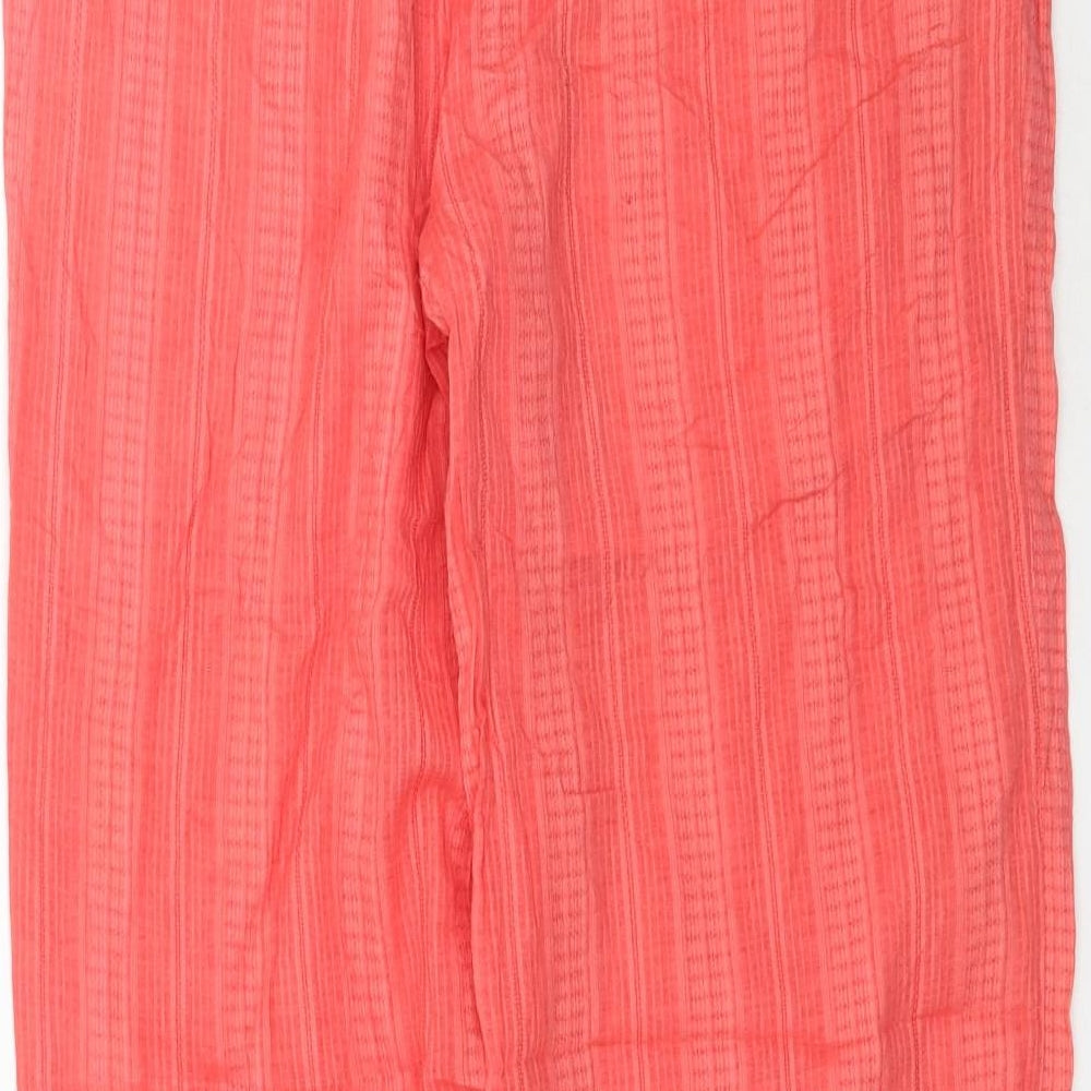 Soaked in Luxury Womens Pink   Trousers  Size XS L30 in - Coral