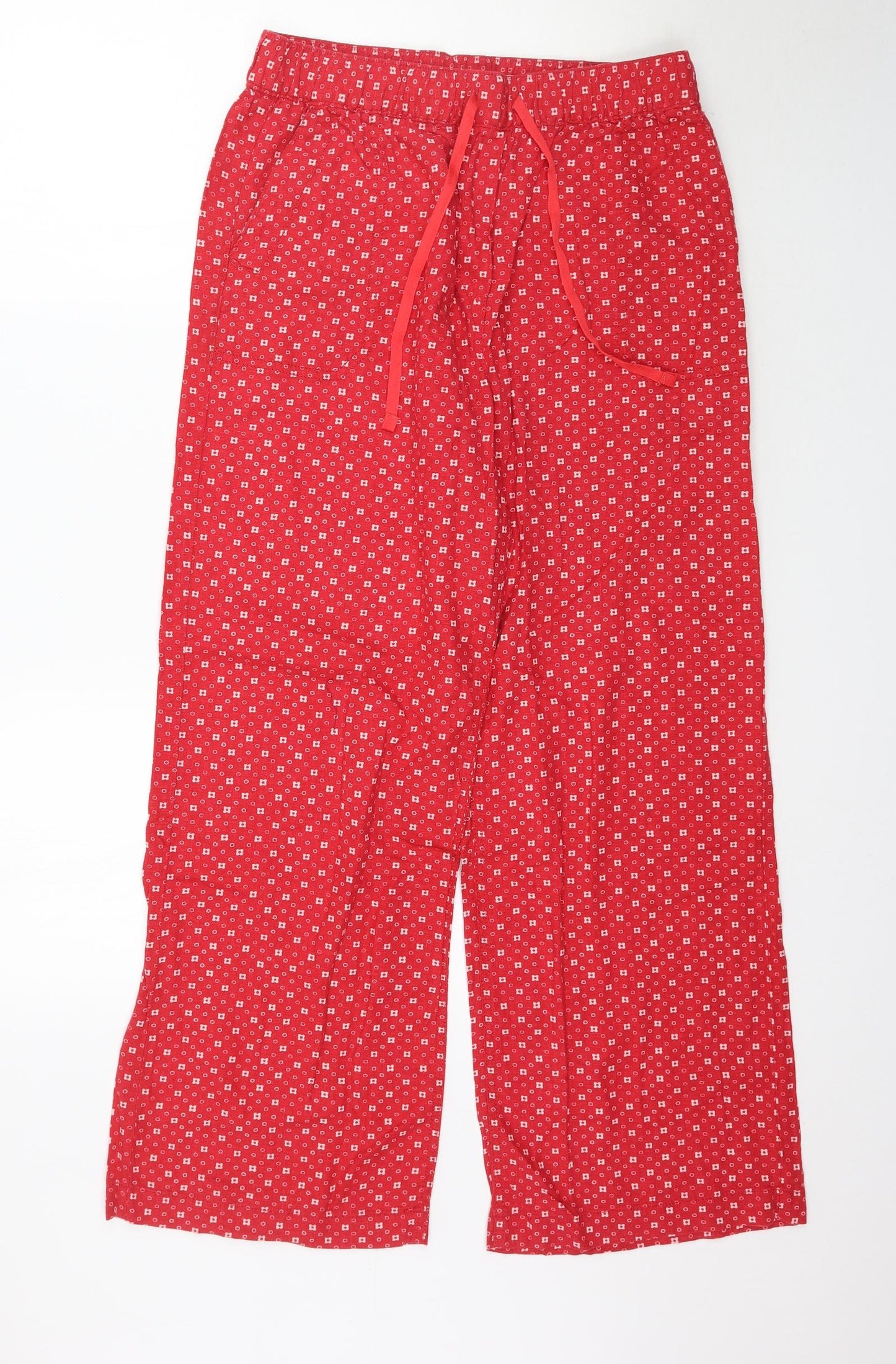 Womens UK Size 10 Preworn Regular Fit  Pink Trousers