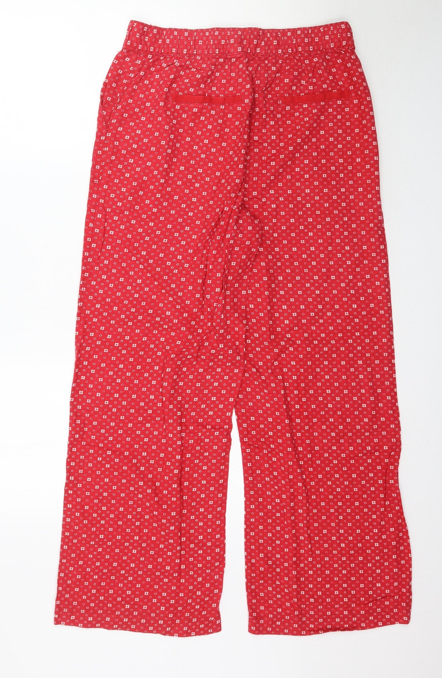 Womens UK Size 10 Preworn Regular Fit  Pink Trousers